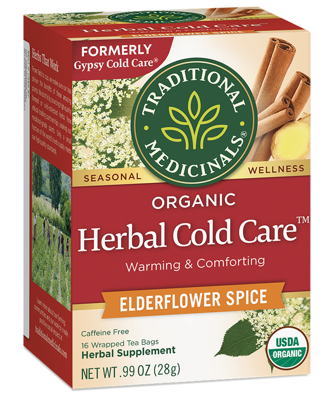 Traditional Medicinals - Gypsy Cold Care Herbal Tea - 16 Bags