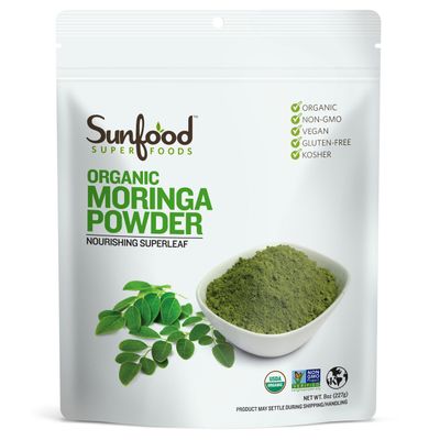 Sunfood - Organic Moringa Powder - 8 oz
