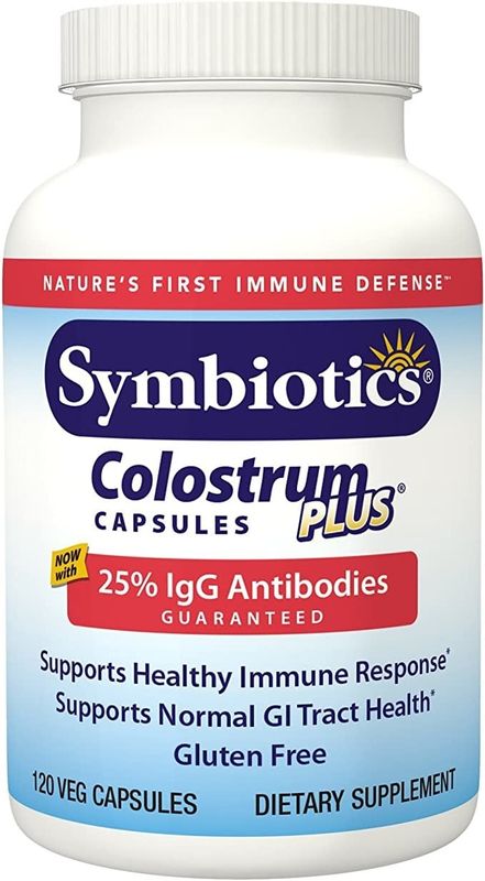 Symbiotics - Colostrum Plus - 120 Capsules