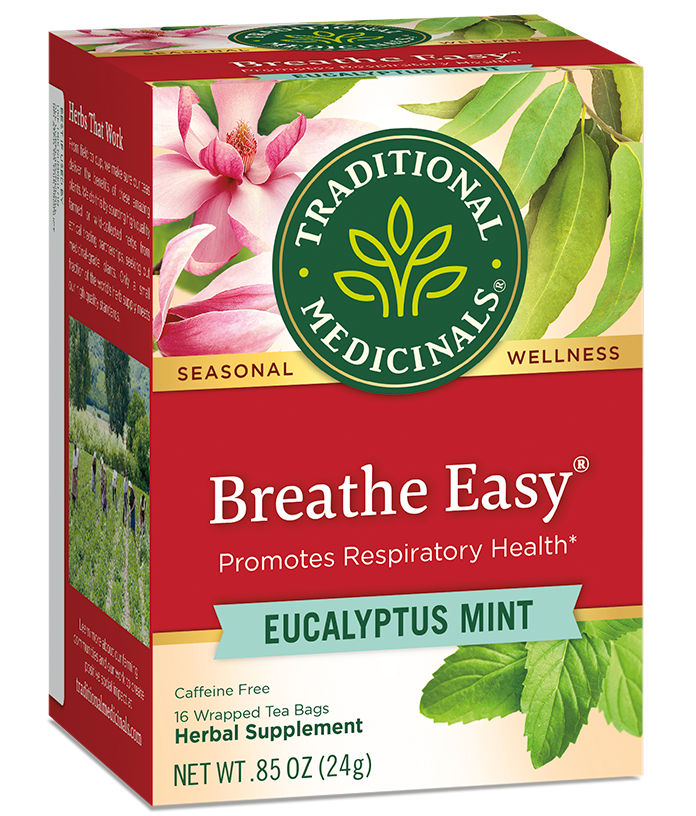 Traditional Medicinals - Breathe Easy Herbal Tea - 16 Bags