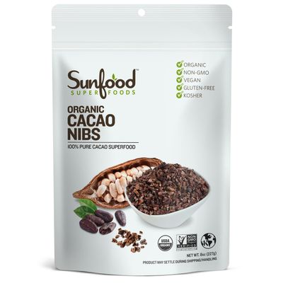 Sunfood - Chocolate Cacao Nibs - 8 oz