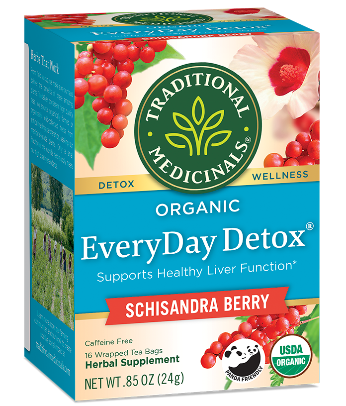Traditional Medicinals - Everyday Detox Herbal Tea - 16 Bags