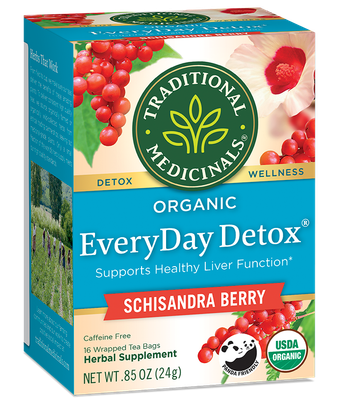 Traditional Medicinals - Everyday Detox Herbal Tea - 16 Bags