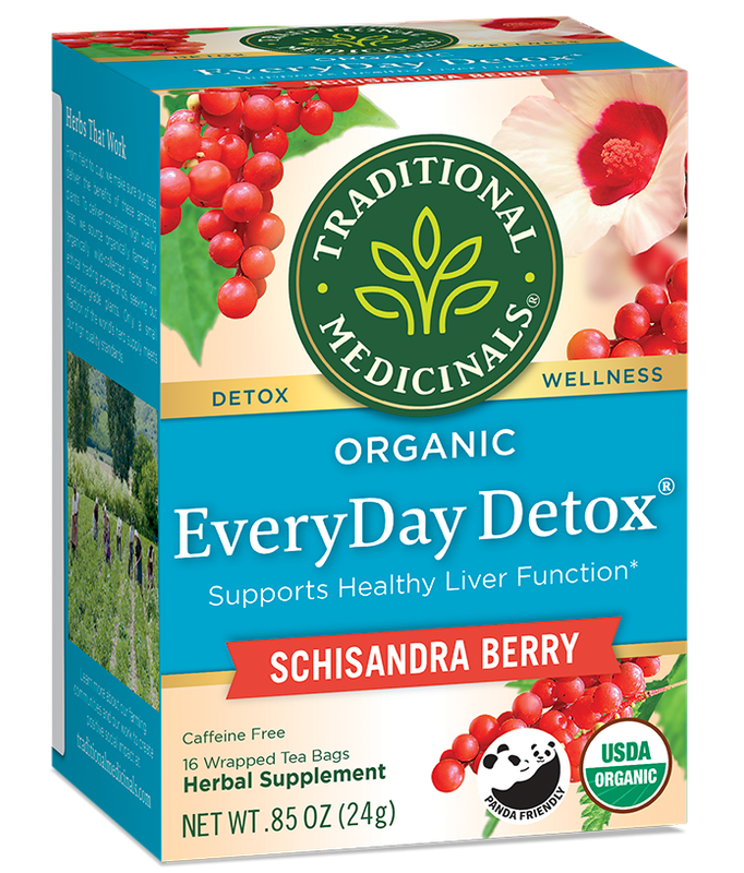 Traditional Medicinals - Everyday Detox Herbal Tea - 16 Bags