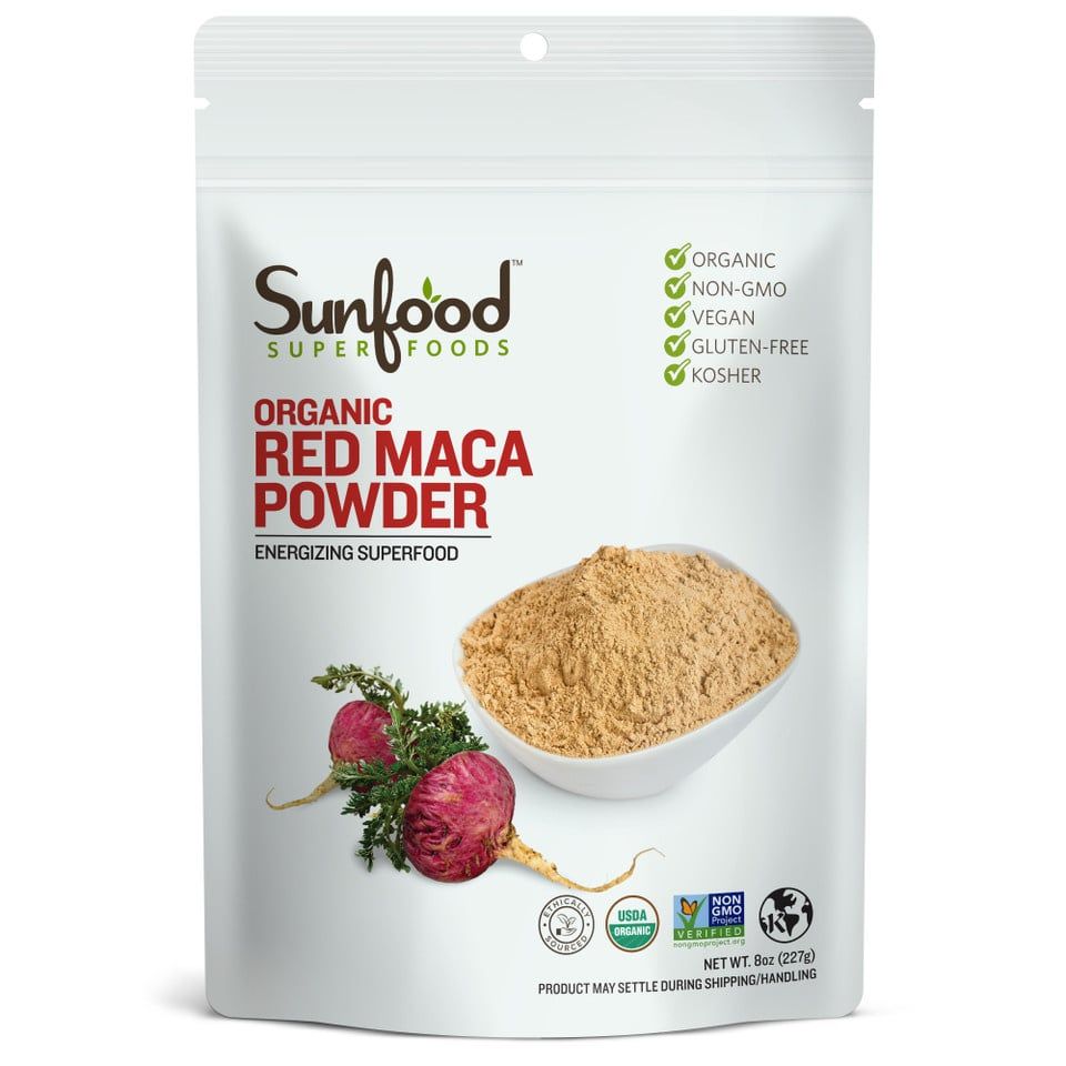 Sunfood - Raw Organic Red Maca Powder - 1 Count