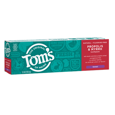 Toms Of Maine - Propolis and Myrrh Toothpaste Fennel - 5.5 oz
