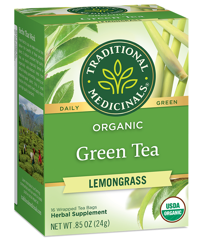 Traditional Medicinals - Organic Golden Green Tea - 16 Bags