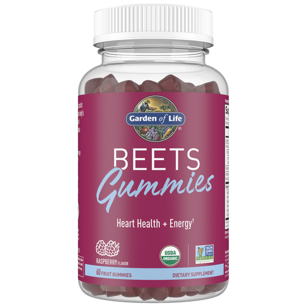 Garden of Life - Organic Beets Gummies Rasp -  60 Gummies