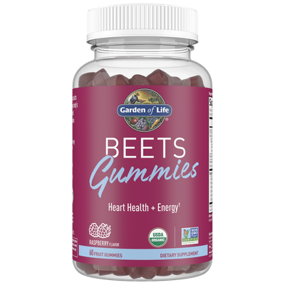 Garden of Life - Organic Beets Gummies Rasp -  60 Gummies