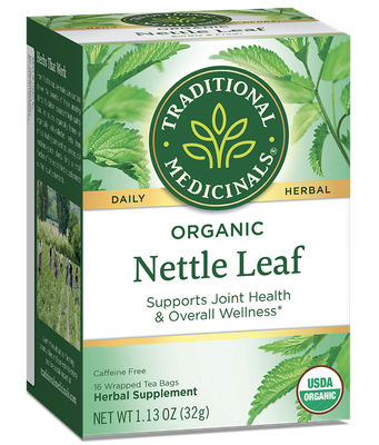 Traditional Medicinals - Organic Nettle Leaf Herbal Tea - 16 Bags