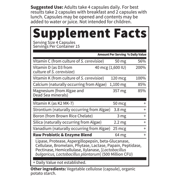 Garden of Life - Vitamin Code Raw Calcium - 60 Capsules