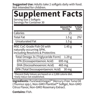 Garden of Life - Dr. Formulated Advanced Omega 3 - 60 Softgels