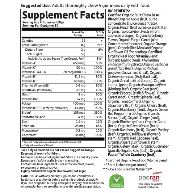 Garden of Life - Mykind Organics Women's Multivitamin Gummy - 120 Gummies