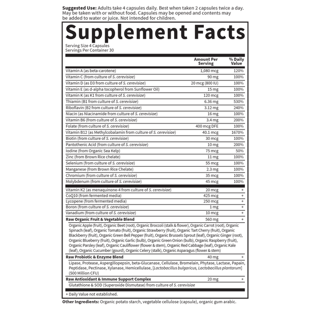 Garden of Life - Vitamin Code Men - 120 Capsules