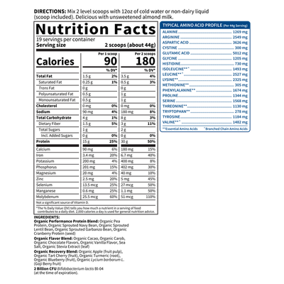 Garden of Life - Sport Organic Plant Based Protein Chocolate - 840 g