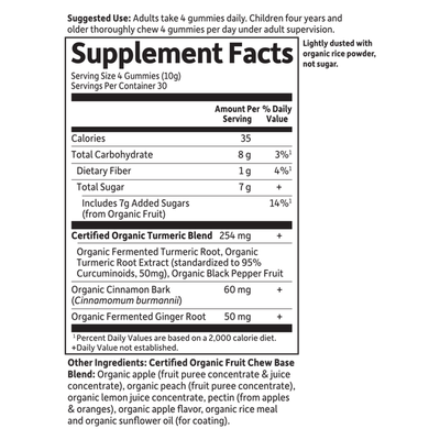 Garden of Life - Mykind Organics Turmeric Gummies - 120 Gummies