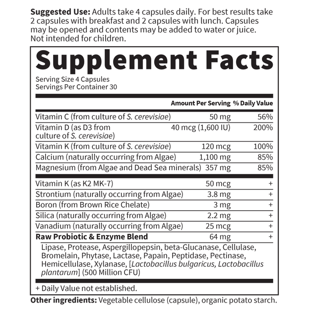 Garden of Life - Vitamin Code Raw Calcium - 120 Capsules