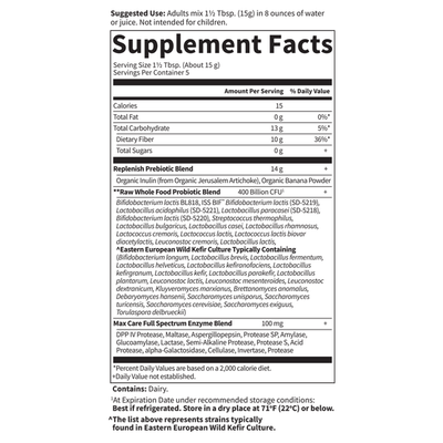 Garden of Life - Raw Probiotics 5 Day Max Care 400 Billion Cfu - 2.4 oz powder