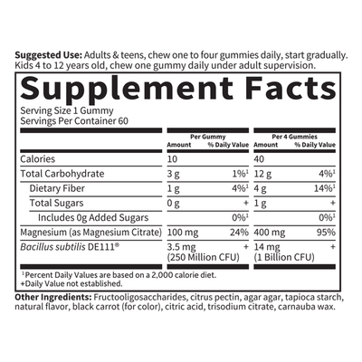 Garden of Life - Magnesium Raspberry - 60 Gummies