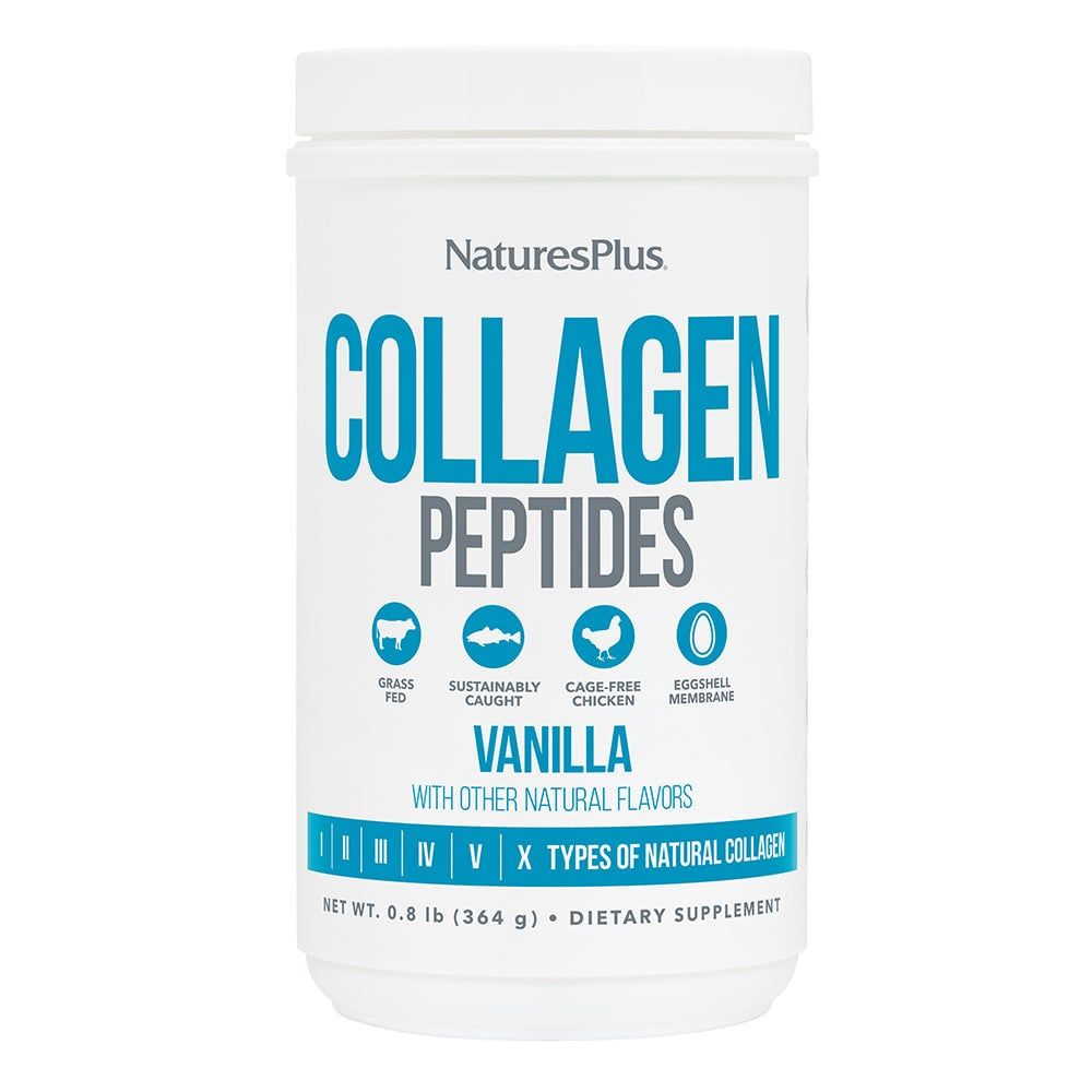 Natures Plus - Collagen Peptides Vanilla - 364 grams