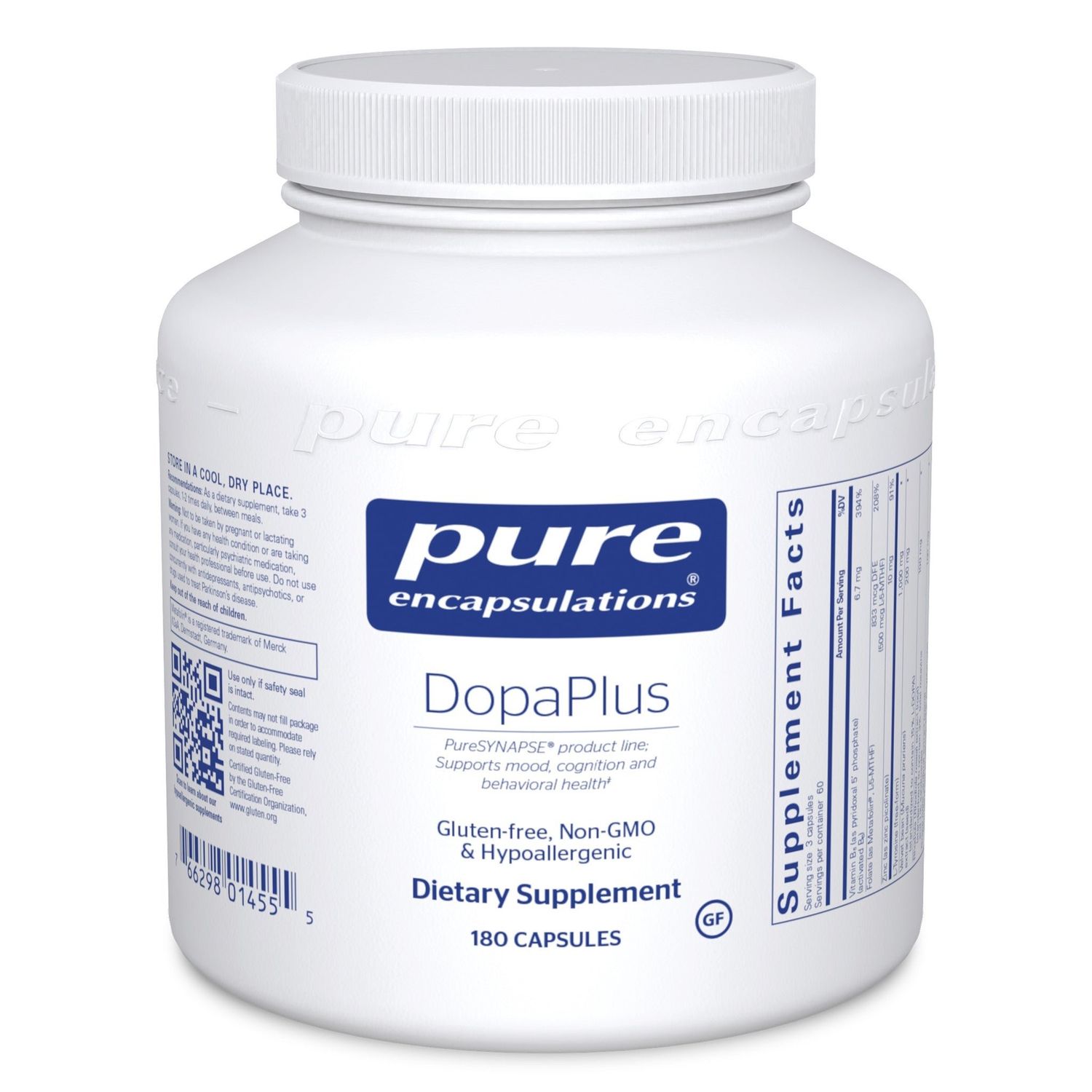Pure Encapsulations - DopaPlus - 180 Capsules
