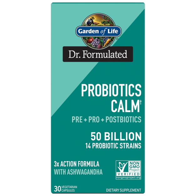 Garden of Life - Dr. Formulated Probiotics Calm 50 Billion - 30 Veg Capsules