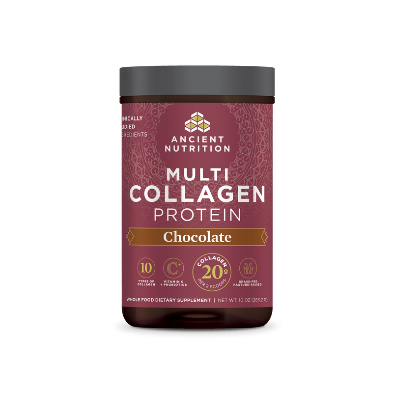 Ancient Nutrition - Multi Collagen Protein Chocolate - 16.65 oz