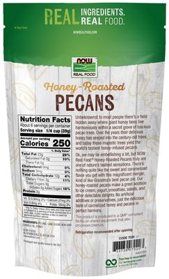 Now - Honey Roasted Pecans - 8 oz
