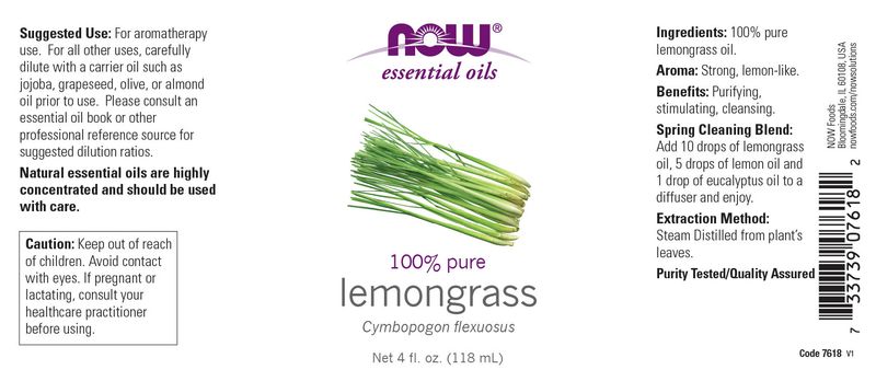 Now - Lemongrass - 1 oz