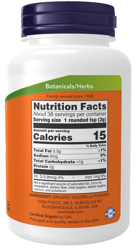 Now - Chlorella Powder - 4 oz