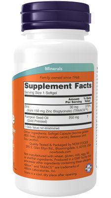 Now - Zinc Gluconate - 250 Tablets