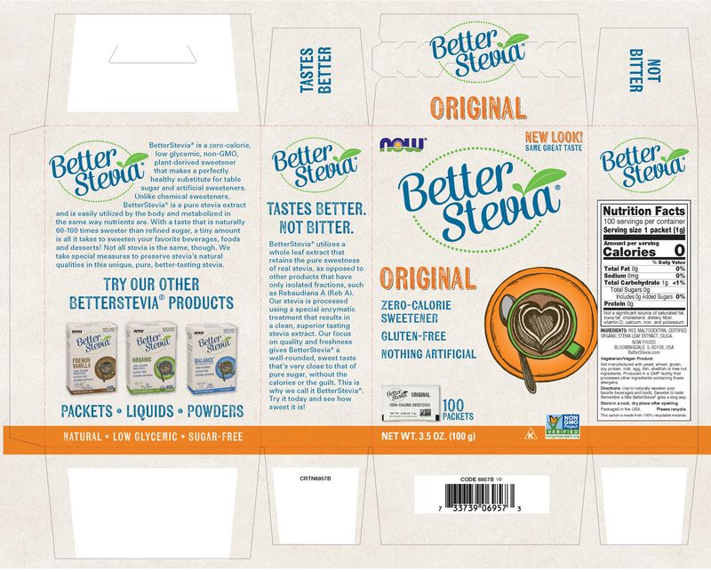 Now - Better Stevia Packets - 100 Packets