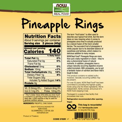 Now - Pineapple Rings - 12 oz