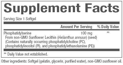 Natural Factors - PS IQ 25 mg - 60 Softgels