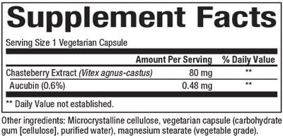Natural Factors - Womens Vitex Extract 80 mg - 90 Veg Capsules