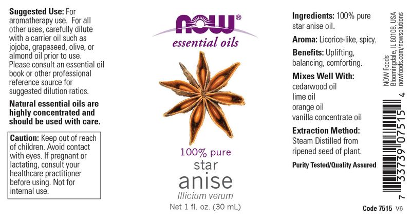 Now - Anise - 1 oz