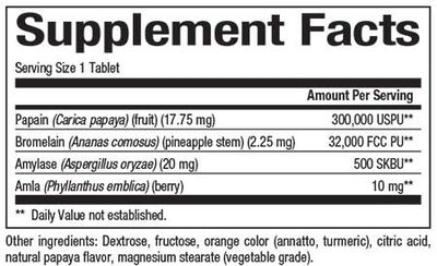 Natural Factors - Papaya Enzyme Chewable - 60 Tablets