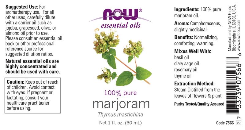 Now - Marjoram Oil - 1 oz