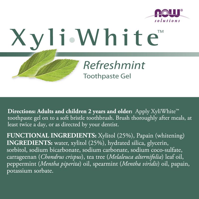 Now - Xyliwhite Toothpaste Mint - 6.4 oz