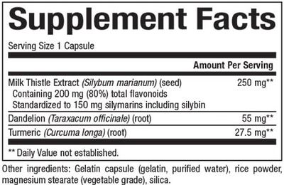 Natural Factors - Milk Thistle 250 mg 80% Silymarin - 90 Capsules