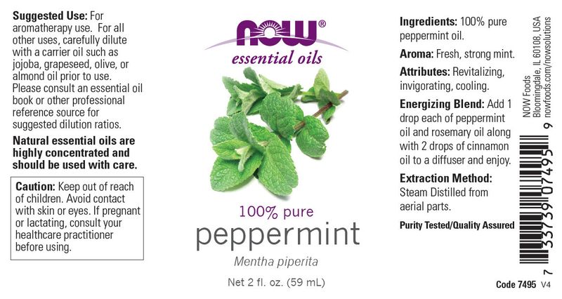 Now - Peppermint Oil - 2 oz