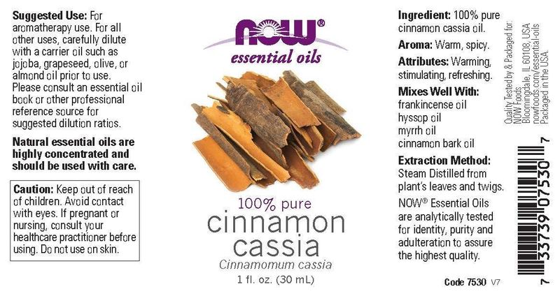 Now - Cinnamon Cassia Oil - 1 oz