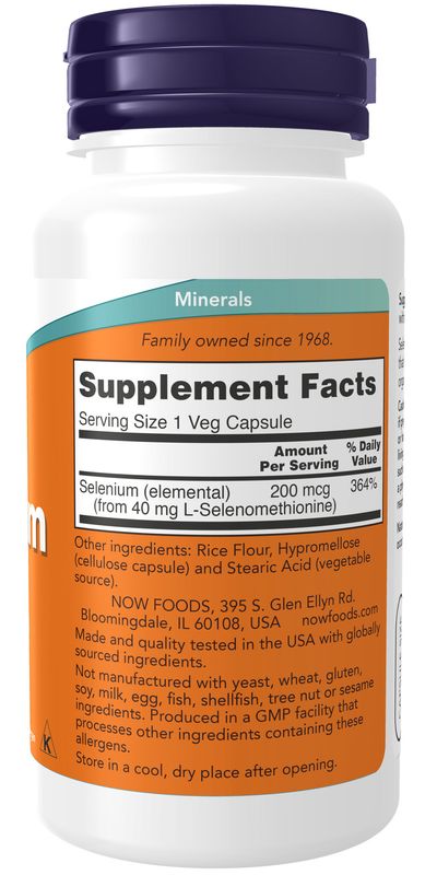 Now - Selenium - 90 Capsules
