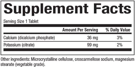 Natural Factors - Potassium Citrate 99 mg - 90 Tablets