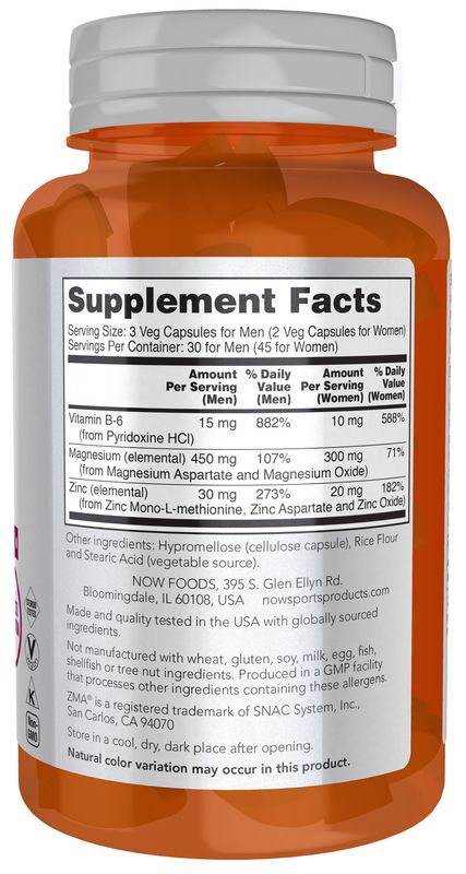 Now - Zma 90 Capsules - 90 Capsules