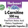 Bluebonnet - L-Carnitine 500 mg - 60 Veg Capsules