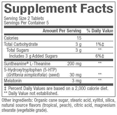 Natural Factors - Tranquil Sleep - 10 Chewables