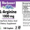 Bluebonnet - L-Arginine 1000 mg - 100 Capsules