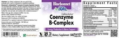 Bluebonnet - Coenzyme B-Complex - 50 Veg Capsules
