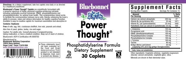 Bluebonnet - Power Thought - 30 Capsules